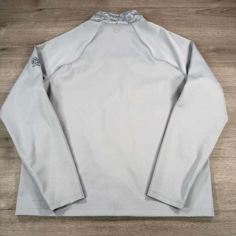 Peter Millar Camo Hyperlight Merge Hybrid Jacket Gray Full Zip Men's XL READ